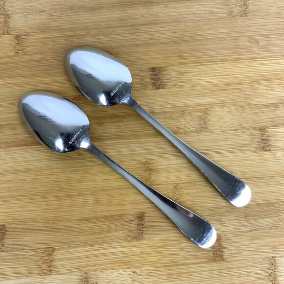 Cuisinart Annapolis 2 Place Oval Soup Spoons 18/10 Stainless Steel Flatware - Picture 2 of 4